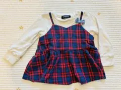 klädskåp クレードスコープ チェック柄 トップス 80cm