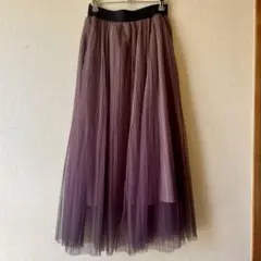 【未使用級品★】HK WORKS LONDONパープル ロングスカート M