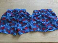 新品未使用スパイダーマン キッズ水着 男の子用　２枚セット　兄弟