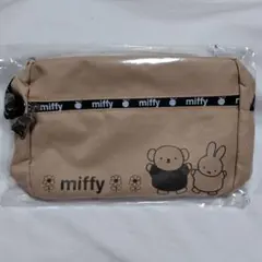 ミッフィー外ポケット付きショルダーバッグ