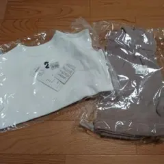 ベルメゾン　90cm　長袖トップス＆サロペット