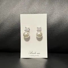 【BRIDE ME】キュービックジルコニア ピアス