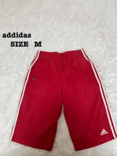 adidas ショートパンツ M 赤 スポーツ トレーニング[317]