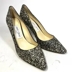 ジミーチュウ　 サイズ表記「36 1/2」 23-23.5センチラメ　ハイヒール