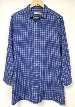 クロコダイル 長袖 チュニック シャツ ブラウス 大きいサイズ ゆったり LL