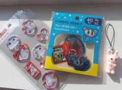 ベイマックスウォーターシール&ブルーエンジェルフレークステッカーシールセット