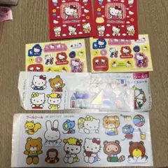 ハローキティ レトロ ノート シール セット