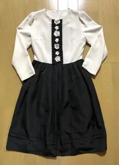 【美品】チェスティChesty 上品フレアワンピース フラワーワンピース