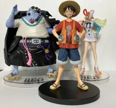 ワンピースフィルムレッド フィギュア 中古品 3つセット 箱なし