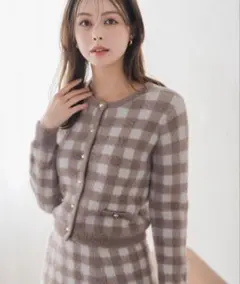 MISCH MASCH ミッシュマッシュ シャギーニットカーディガン 訳あり