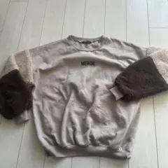 ロゴ入りトレーナー ベージュ