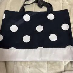 水玉模様トートバッグ