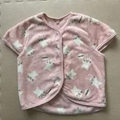 ウサギ柄 ピンク ベビー　スリーパー　 80-100cm