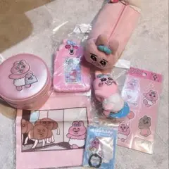⚠️おぱんちゅうさぎ 筆箱ポーチシールフォトキーホルダーストラップ スマホリングのサムネイル