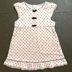 ハッシュアッシュ　子ども用ワンピース 95 サイズ　ノースリーブ