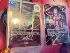 ONE PIECE カードゲーム エネルSR 万雷 ママラガンセット - メルカリ