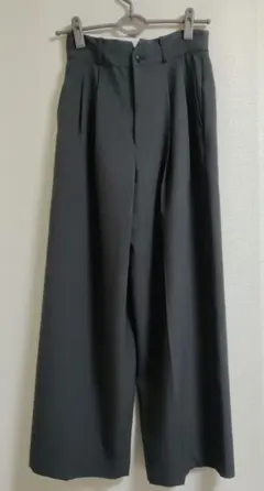 JEANASIS　2WAYタックワイドパンツ　グレー　Sサイズ