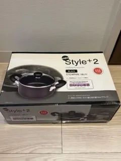 【新品未使用】ブラック両手鍋18cmのサムネイル