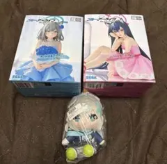 ブルーアーカイブ セリカ シロコ フィギュア+シロコぬいぐるみ付き