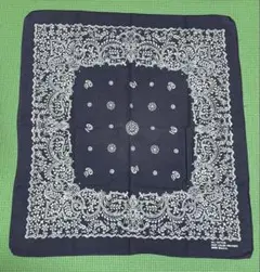 レア 70’s vintage bandanna fade black 黒