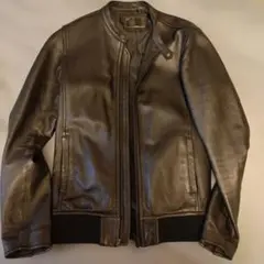 シングルライダース レザージャケット ブラック