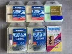 HOLMENKOL GW25含むSP滑走ワックス6ヶセット新品未使用1ヶオマケ