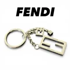 FENDI キーホルダー ネイビー - メルカリ