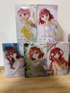 五等分の花嫁＊ アニメ原画展Ver.フィギュア コンプリートセット