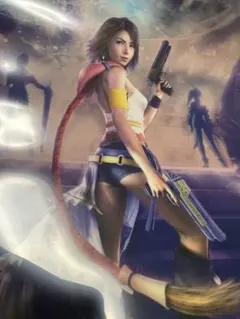 2点 ファイナルファンタジーⅩ ミニクリアポスターコレクション ユウナ