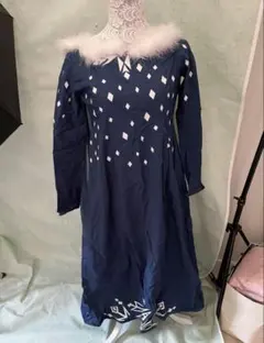 アナ雪　エルサ　家族の思い出　衣装　コスプレ　ウィッグ付
