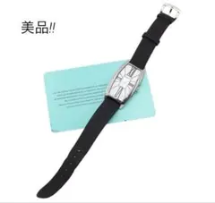 Q2848 美品 ティファニー ジェメア スチール クオーツ 腕時計のサムネイル