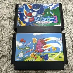 ツインビー　2本セット　ファミコン
