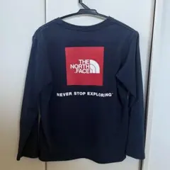 THE NORTH FACE 長袖 ロンT 140 ノースフェイス 紺 ネイビー
