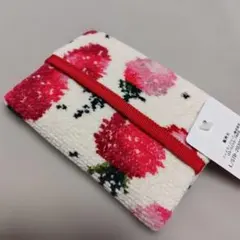 フェイラー ティッシュケース ストロベリードット アイボリー