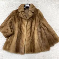 ❁⃘*.ﾟ値下げしました!!! ミンクのハーフコート❁⃘*.ﾟ sankyo shokai（三京商会） ［割引クーポン発行中］ブラックグラマ
