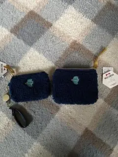 MOCOBOA ネイビー ポーチセット