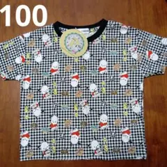 新品　ポチャッコ　半袖Tシャツ　チェック　100 しまむらのサムネイル