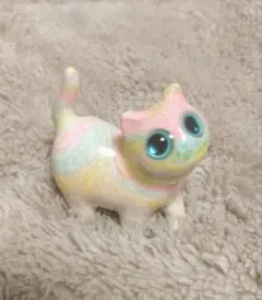 猫　置き物　スーダン　マーブル　【35】