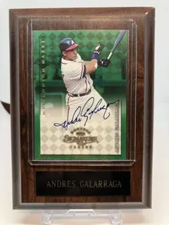 アンドレス・ガララーガ2000 Donruss Signature 木製プレート