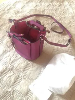 ナノユニバース　パープル ショルダーバッグ 小型