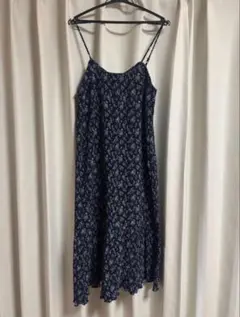 シュガースプーン ネイビー 花柄 キャミワンピース 【匿名配送】