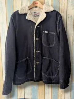 LEE × DUFFER　ネイビー コーデュロイ カバーオール