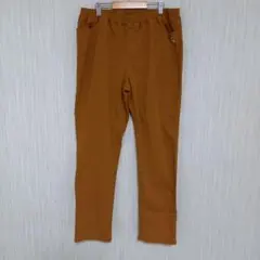 限界価格❣️ドラッグストアーズ裏起毛ブラウン ストレッチパンツ ポケット付きF