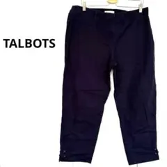 TALBOTS 【16W 】カジュアルパンツ　ネイビーブルー