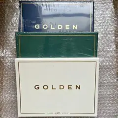 BTS ジョングク JUNG KOOK GOLDEN 3形態セット