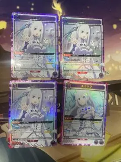 ユニオンアリーナ　リゼロ　エミリアデッキ　星1パラレル有り ユニアリ】ラム入りエミリアを考える｜じょん