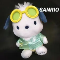 【SANRIO】サンリオナイトプール ポチャッコ ぬいぐるみ マスコット 未使用