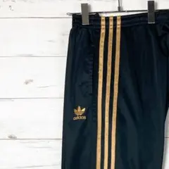 アディダス　パンツ　ジャージ　トレフォイル　裏毛　黒　XXL　38