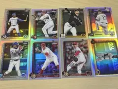 【RC有】2025 topps chrome NPB リフラクター8点セット