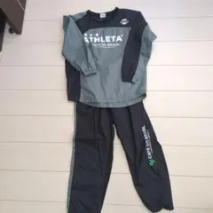 ATHLETA アスレタ　ピステ上下 グレー/ブラック150センチ